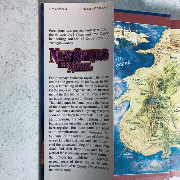 New Spring Robert Jordan Wheel of Time Hardcover Book Fantasy Series Novel - Picture 5 of 6